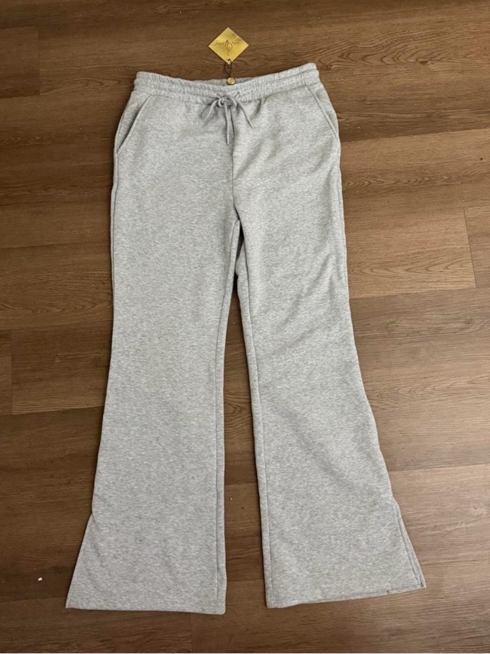 Baby Phat Gray Crystal Logo Sweatpants